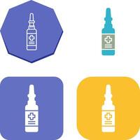 Nasal Spray Icon Design vector