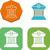 Courthouse Icon Design vector