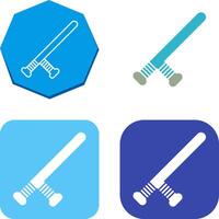 Baton Icon Design vector