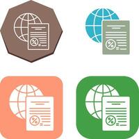 Global Icon Design vector