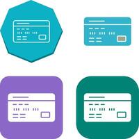 Debit Card Icon Design vector