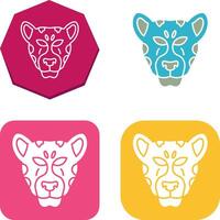 leopard Icon Design vector