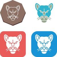 Black Panther Icon Design vector