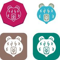 Polar Bear Icon Design vector