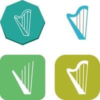 Harp Icon Design vector