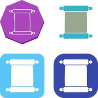 Scroll of Paper Icon Design vector