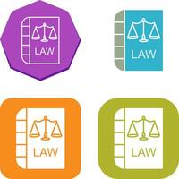 Law and Order Icon Design vector