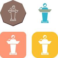 Elected Candidate Icon Design vector