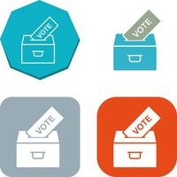 fundición votar icono diseño vector