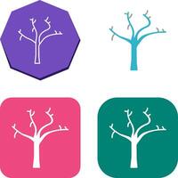 Tree with no Leaves Icon Design vector