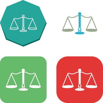 Scale Icon Design vector