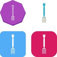 Gardening Fork Icon Design vector