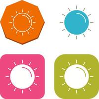 Sun Icon Design vector