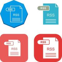 RSS Icon Design vector