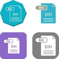 BIN Icon Design vector