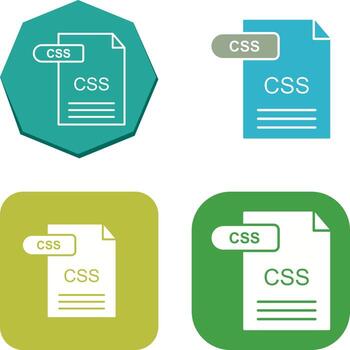 CSS Icon Design vector
