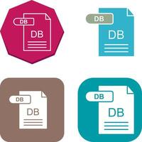 DB Icon Design vector