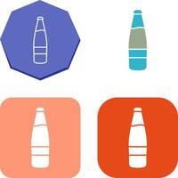 Beer Bottle Icon Design vector