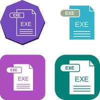 EXE Icon Design vector