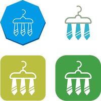 Three Ties Icon Design vector