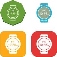 Sports Watch Icon Design vector