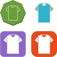 Plain T Shirt Icon Design vector