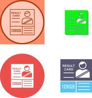 Candidate Results Icon Design vector