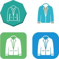 Stylish Jacket Icon Design vector