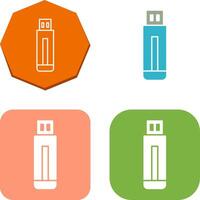 USB Drive Icon Design vector