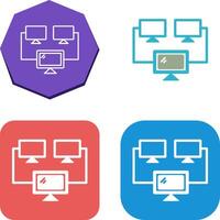 Connected Systems Icon Design vector