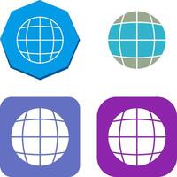 Globe Icon Design vector