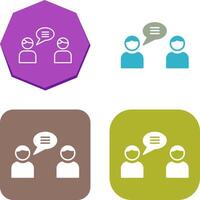 Chatting Icon Design vector