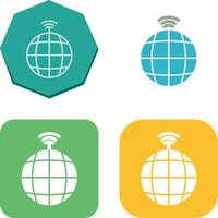 Global Signals Icon Design vector