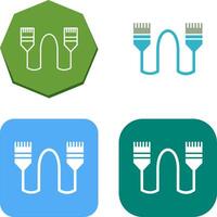 Internet Cable Icon Design vector