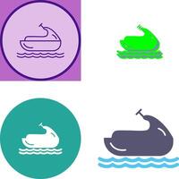 Jet Ski Icon Design vector