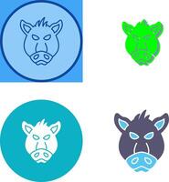 Pig Icon Design vector