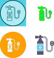 Oxygen Tank Icon Design vector