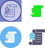 Legal Paper Icon Design vector