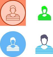 Prisioner Icon Design vector