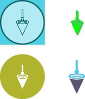 Plumb Bob Icon Design vector