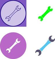 Spanner Icon Design vector