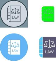 Law and Order Icon Design vector