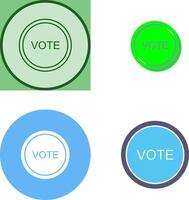 Vote Link Icon Design vector