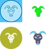 Goat Icon Design vector