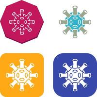 Virus Icon Design vector