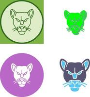 Black Panther Icon Design vector