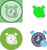 Clock Icon Design vector