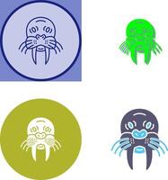 Walrus Icon Design vector