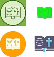 Biblia icono diseño vector