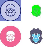 Gorilla Icon Design vector